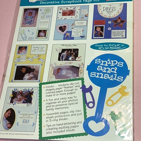 FINAL SALE PRICE Frances Meyer Scrapbooking Supplies Set of 9 - Picture 5 of 6